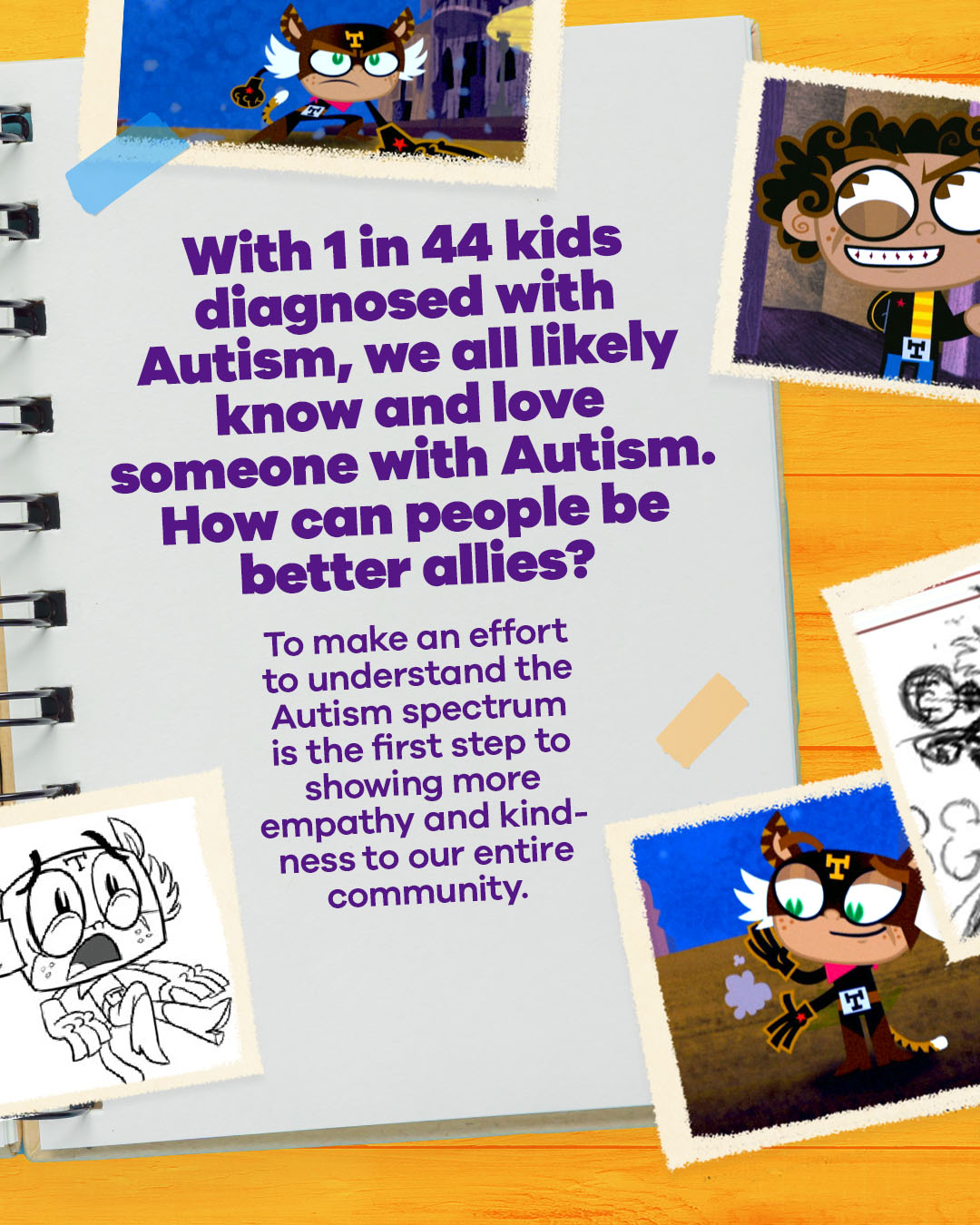 with 1 in 44 kids diagnosed with autism, we all likely know and love someone with autism. How can people be better allies? image