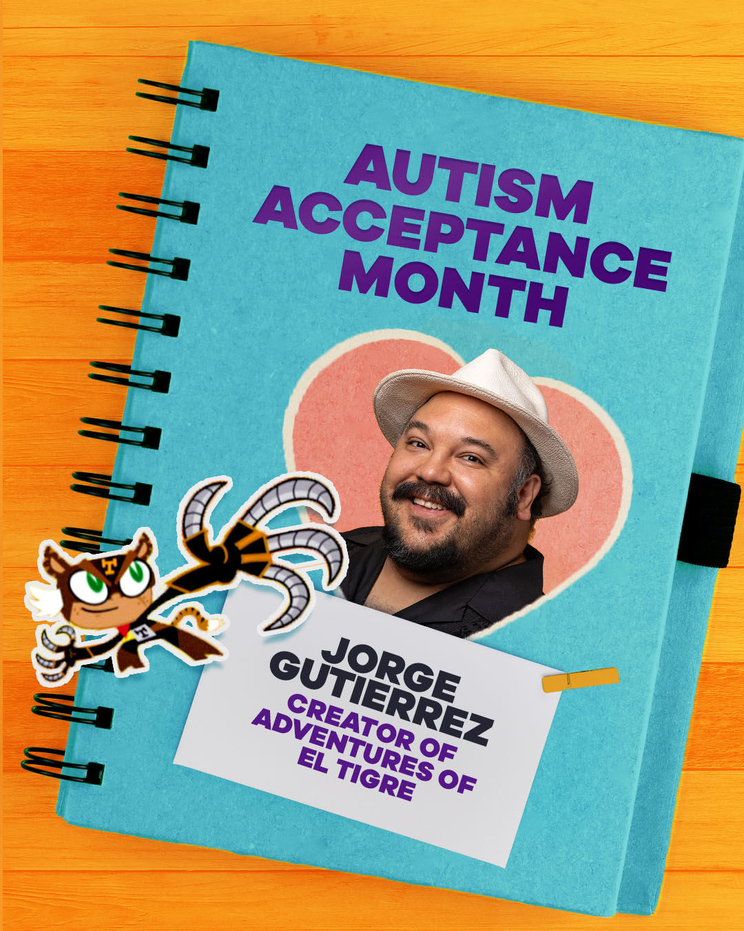 autism acceptance month with Jorge Gutierrez creator of adventures of el Tigre thumbnail